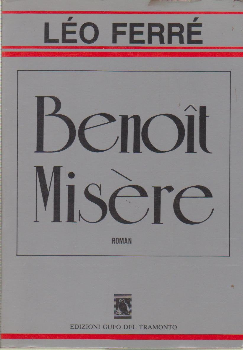 Benoît misère 9788885319011