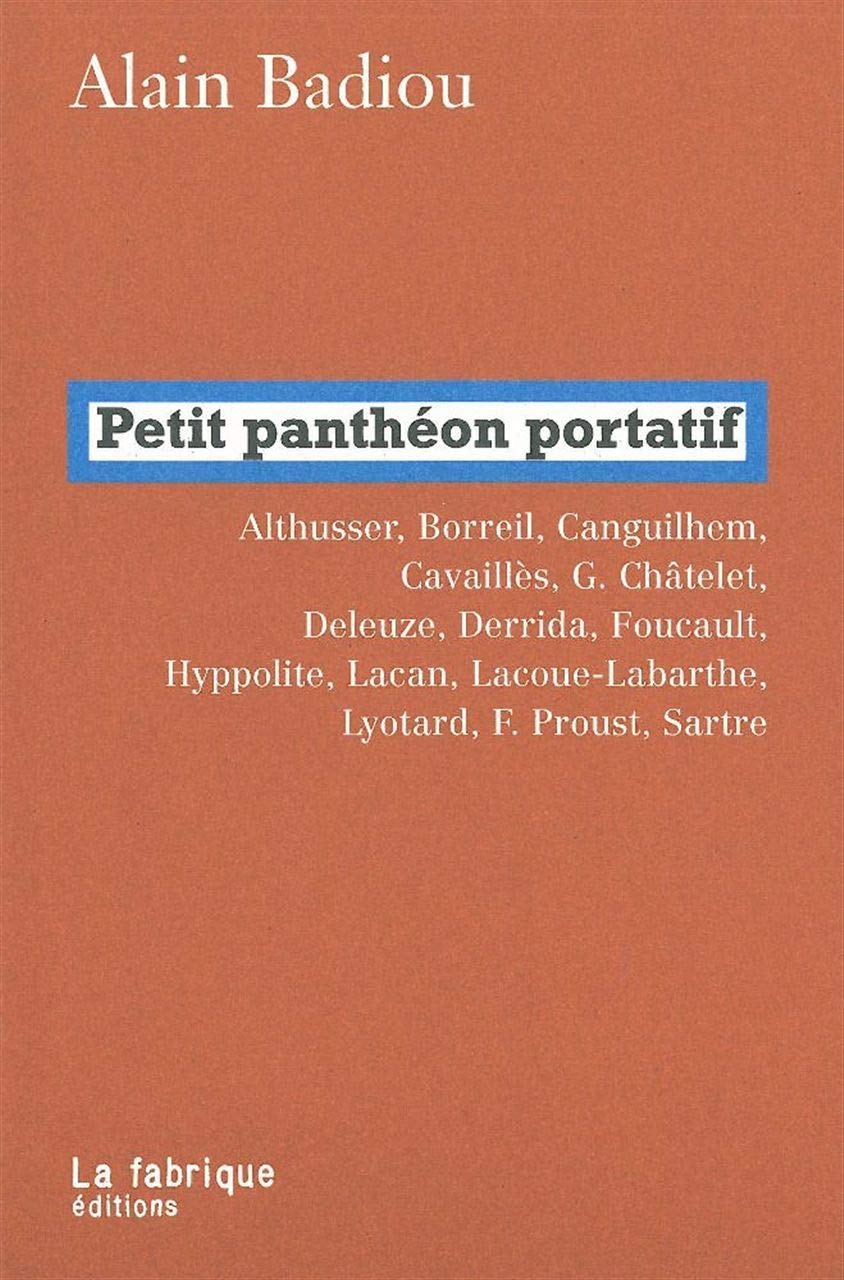 Petit panthéon portatif 9782913372719