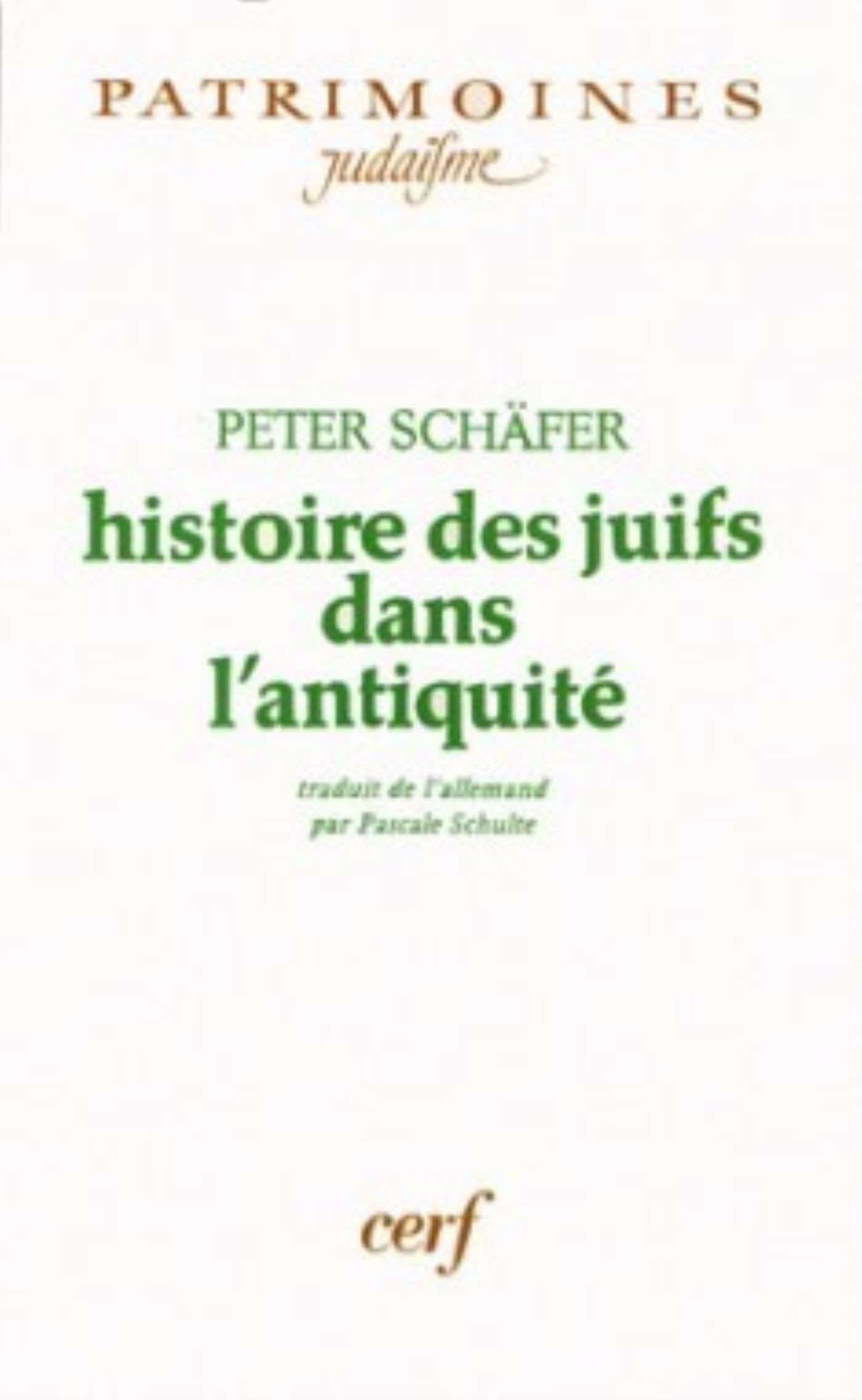 Histoire des Juifs dans l'Antiquité 9782204029681