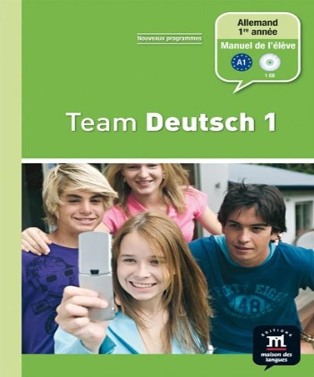 Team deutsch 1 - livre de l'élève + CD 9782356850065