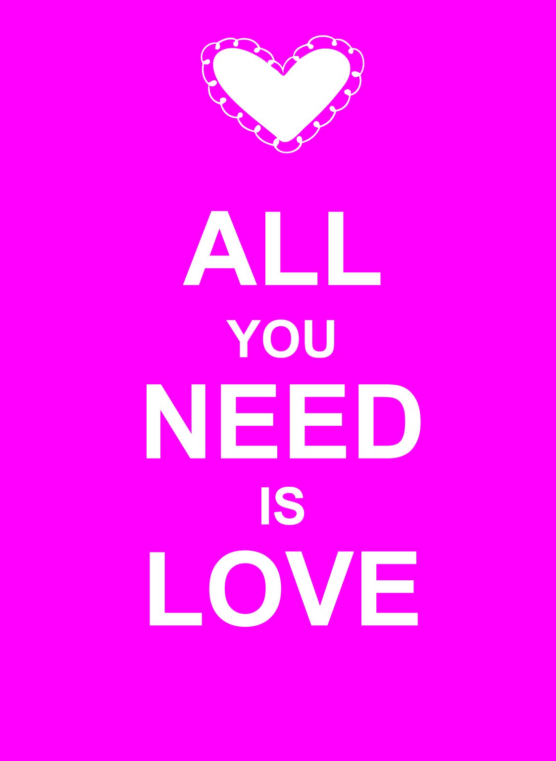 All You Need Is Love 9781849531306