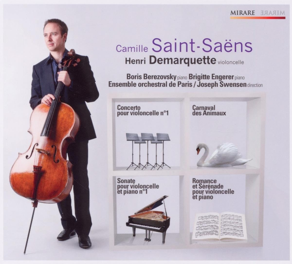 Saint-Saëns : Concerto pour violoncelle n° 1 - Sonate n° 1 - Le Carnaval des Animaux - Romance Op. 36 3760127221081