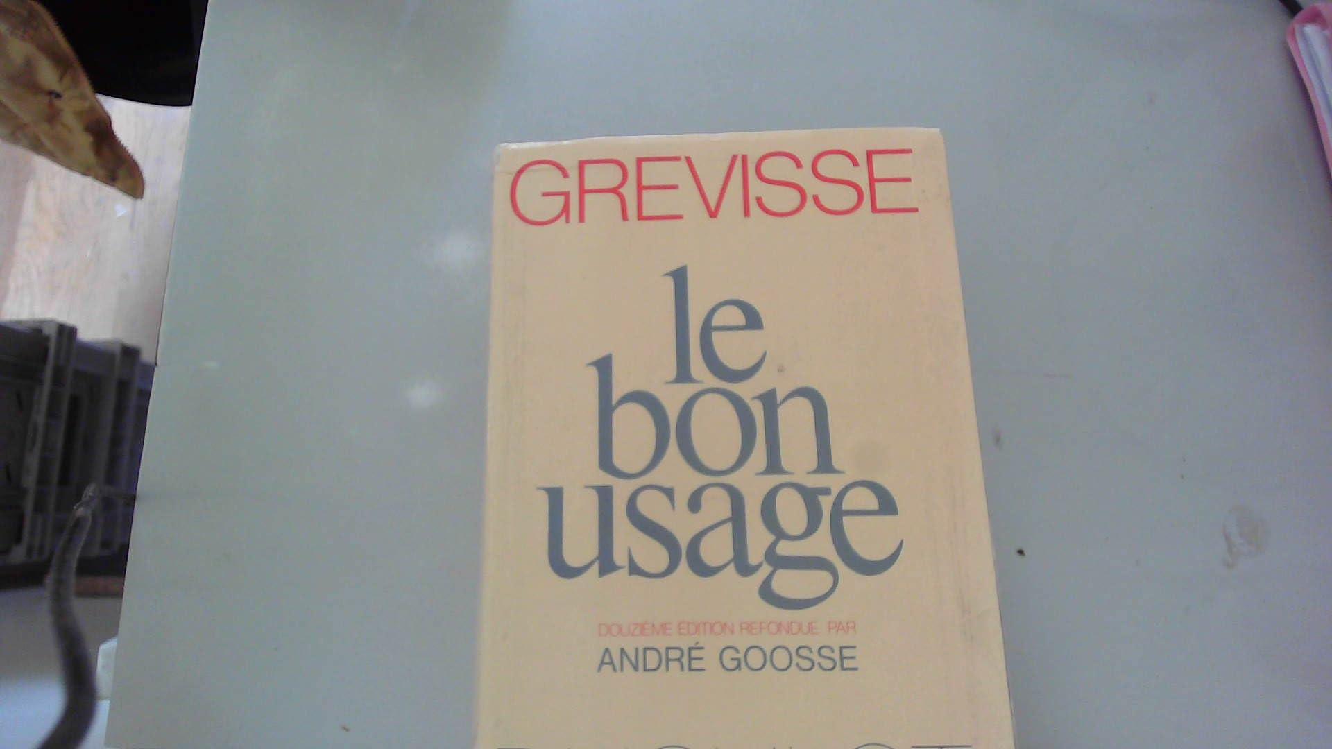 Le bon usage: grammaire française 9782801109700