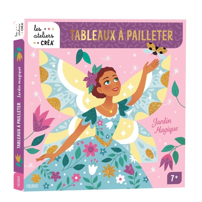 Tableaux à pailleter - Jardin magique 9782215196556