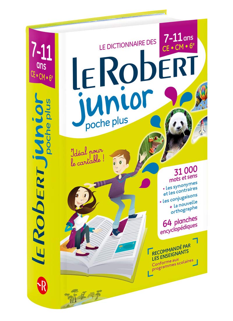 Dictionnaire Le Robert Junior Poche Plus - 7/11 ans - CE-CM-6e: Poche relié 9782321010715
