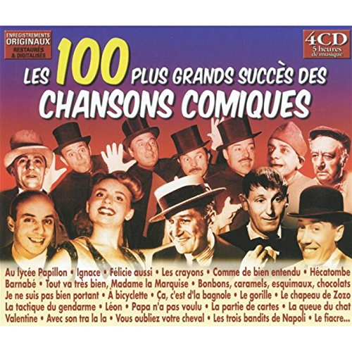 Les 100 Plus Grands Succès des Chansons Comiques 0094633547629