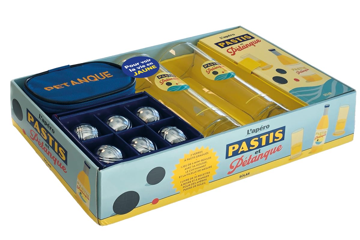 Coffret l'apéro pastis et pétanque 9782263192678