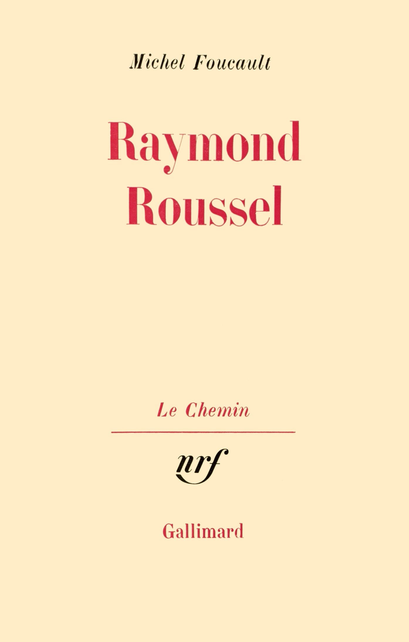 Raymond Roussel 9782070224838