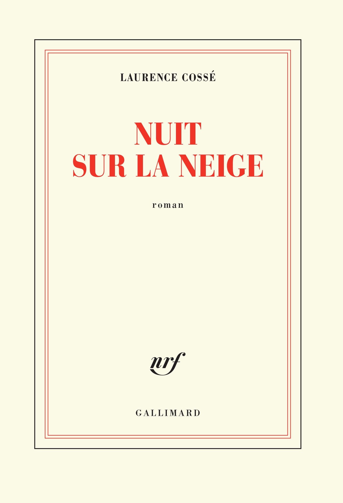 Nuit sur la neige 9782072801273