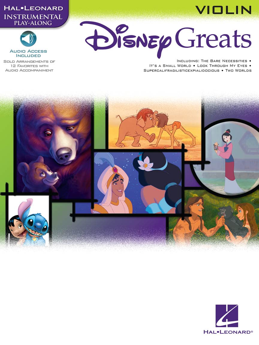 Disney Greats Violin Vln Book/Cd 9780634085468