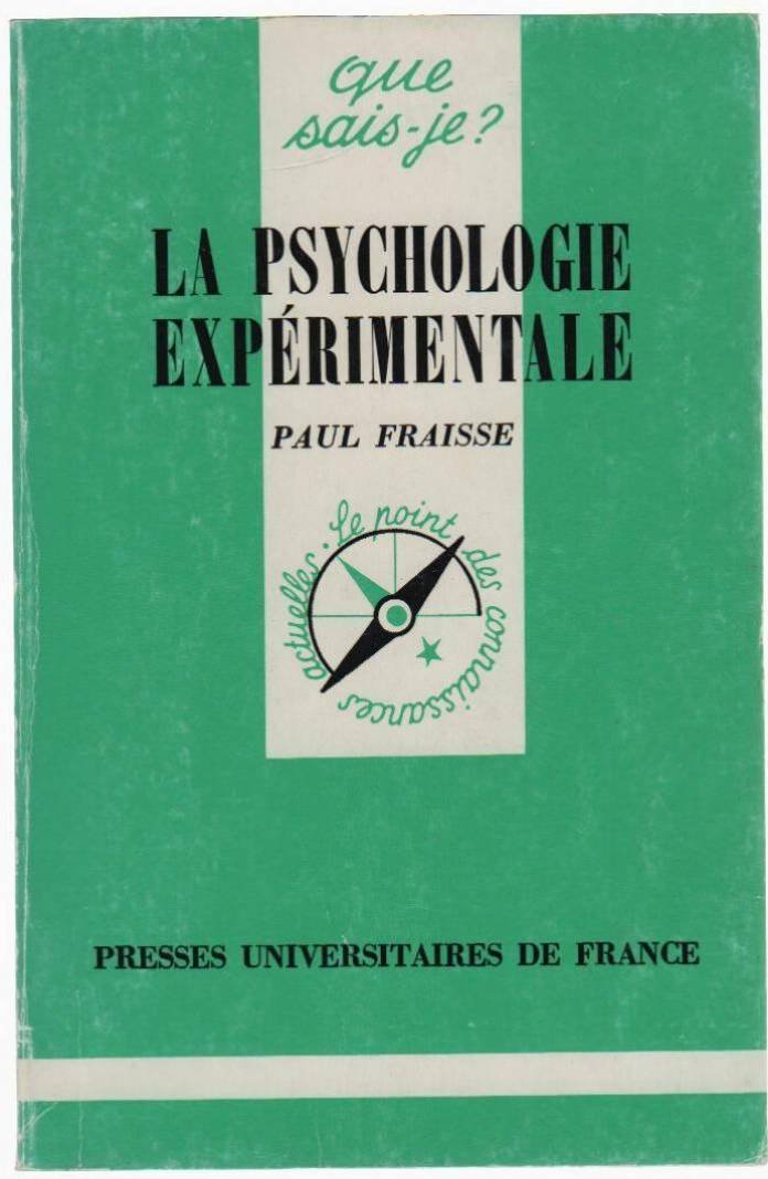 LA PSYCHOLOGIE EXPERIMENTALE 9782130418559