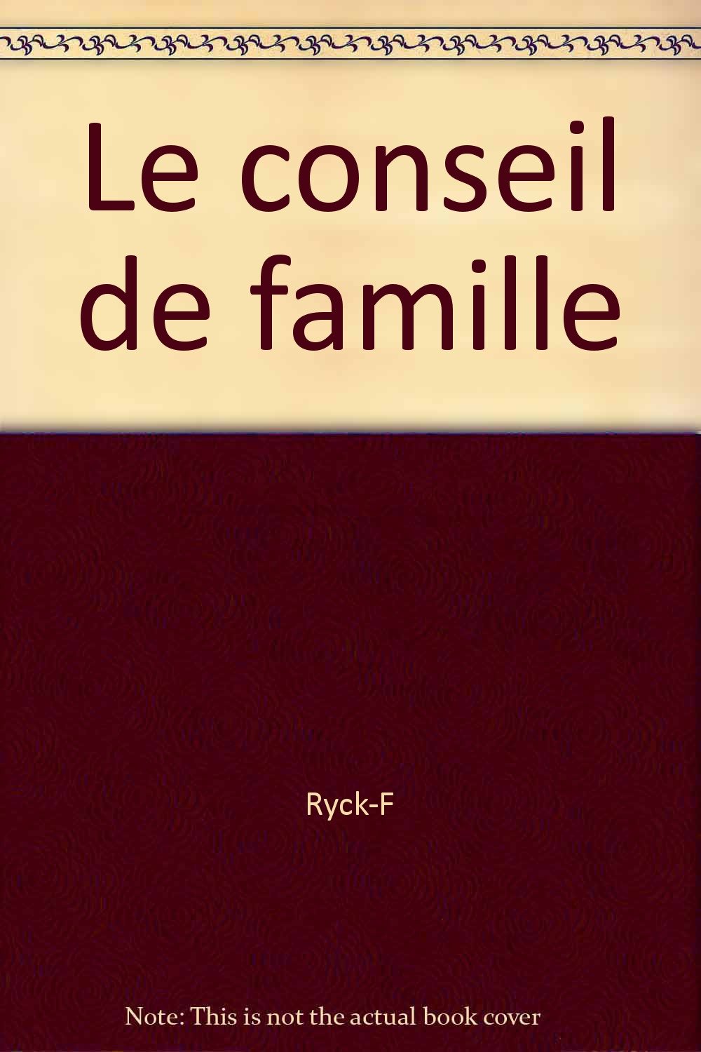 LE CONSEIL DE FAMILLE 9782253039136