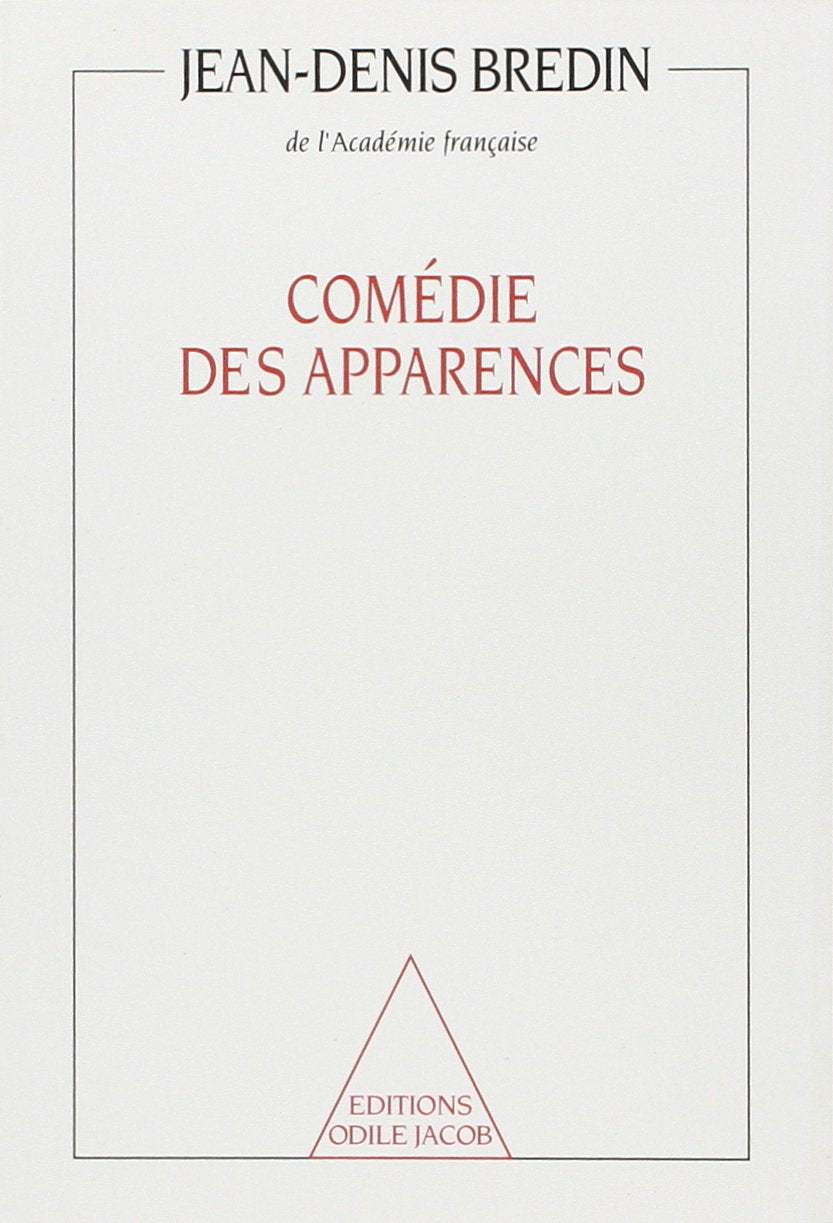 Comédie des apparences 9782738102645
