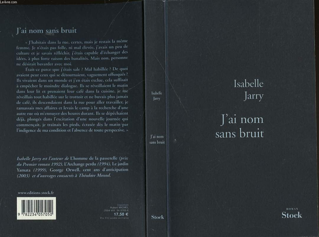 J AI NOM SANS BRUIT 9782234057050