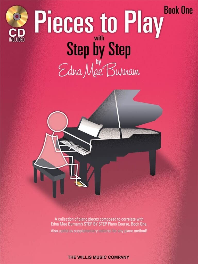 Edna-mae burnam : pieces to play - book 1 with cd - piano 9781423436119