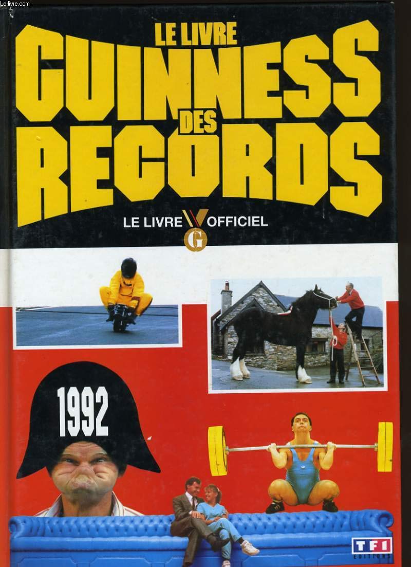 Le Livre Guinness des records 92 9782877610292