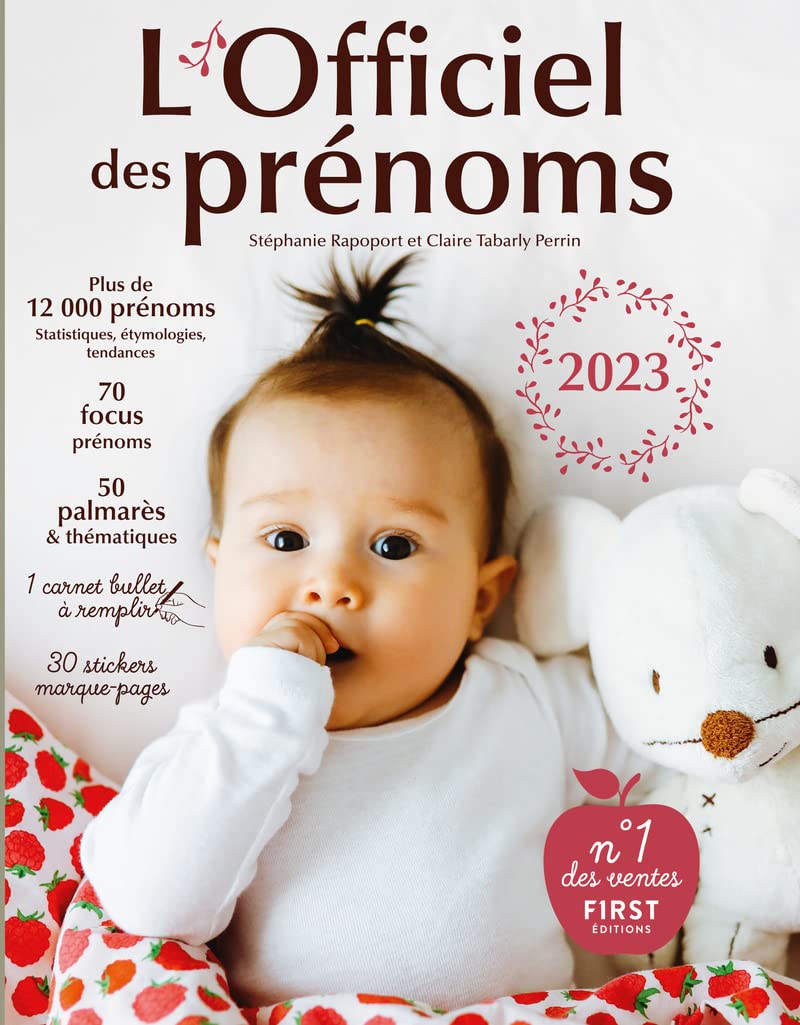 L'officiel des prénoms 2023 9782412081372