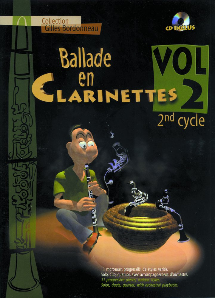BALLADES CLARINETTE 2EME CYCLE V2-CD 3554270185044