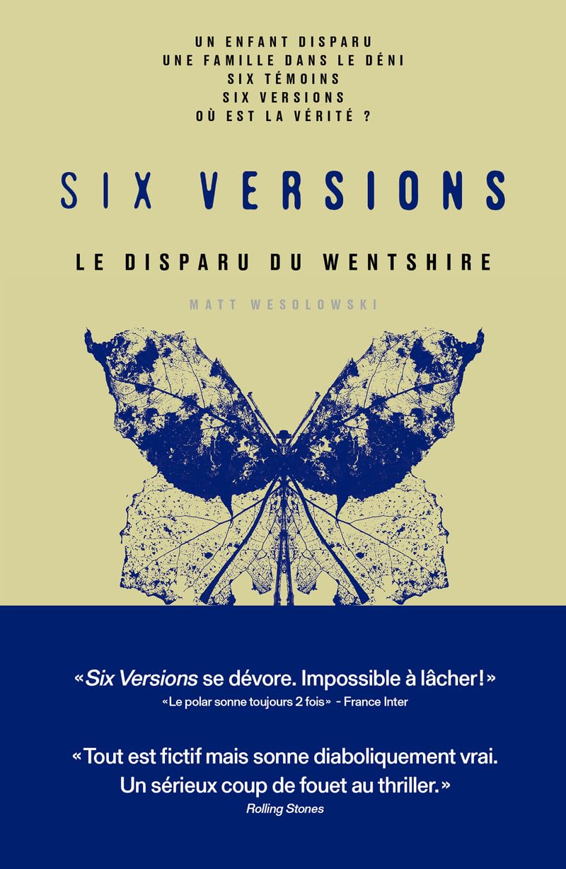 Six versions - Tome 3 Le Disparue du Wentshire (3) 9791037508348