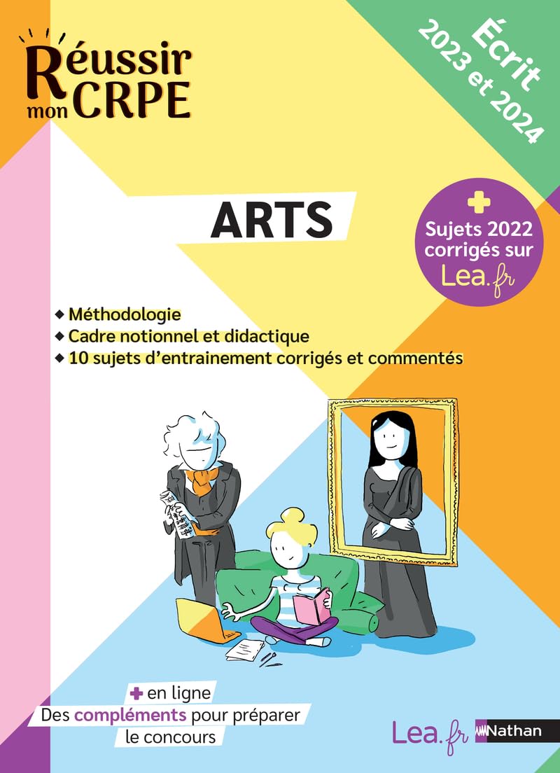 Réussir mon CRPE - Arts épreuve écrite d'application 2023 - M1 M2 - Compléments en ligne - Professeur des écoles 9782091254678