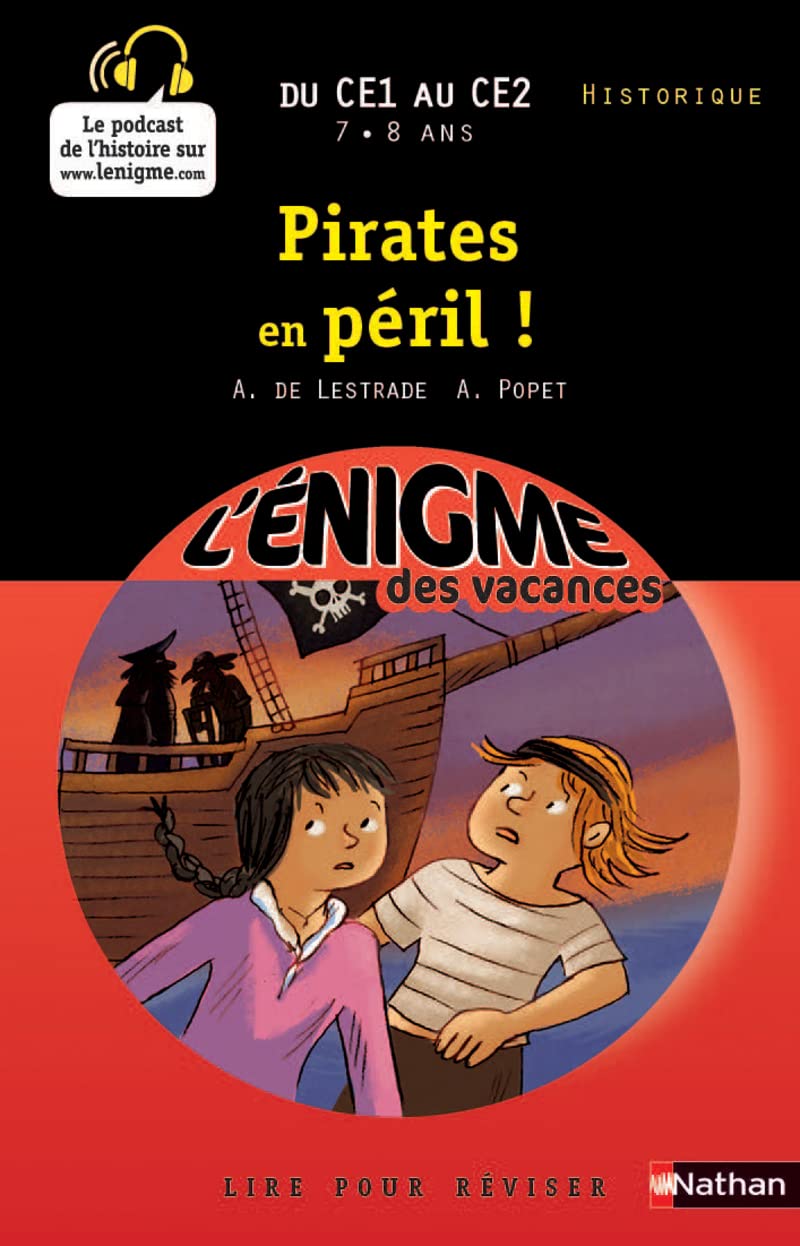 Cahier de vacances - Enigmes vacances Pirates en péril 9782091879895