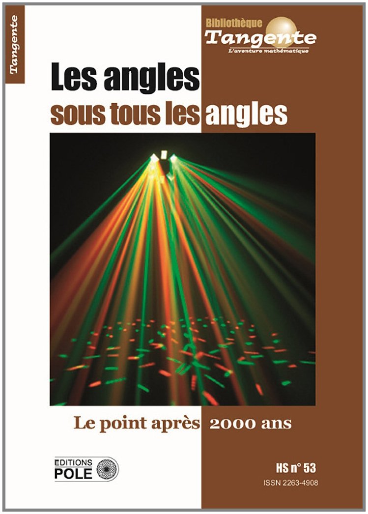 LES ANGLES SOUS TOUS LES ANGLES 9782848841854