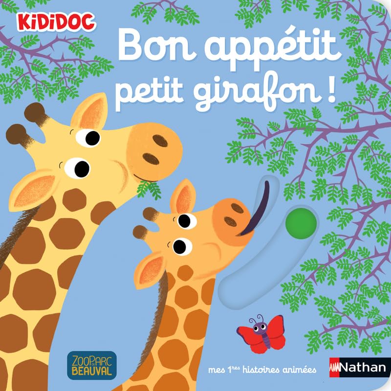 Bon appétit petit girafon ! - histoire animée - Kididoc dès 1 an 9782092493861