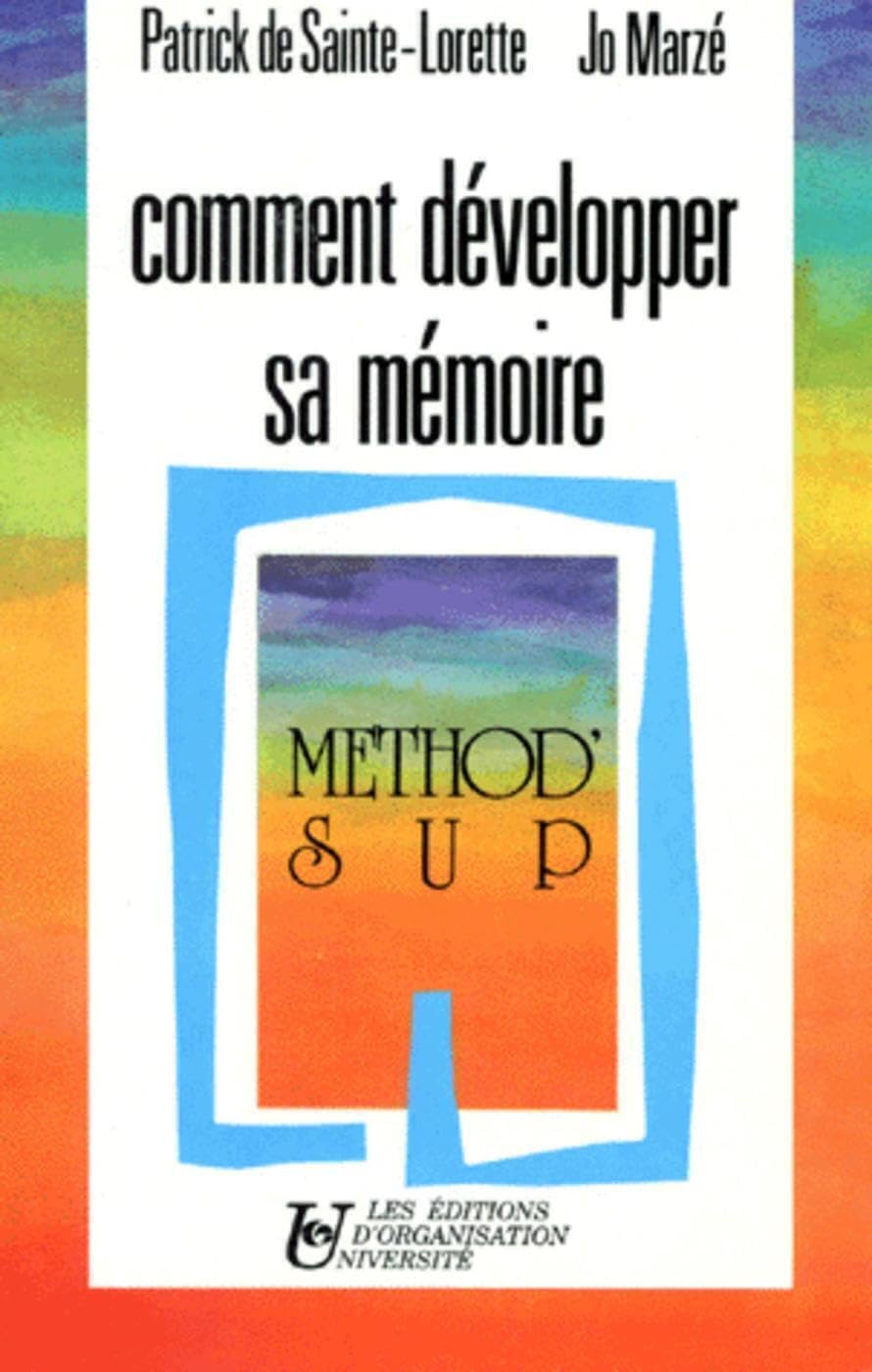 Comment Developper Sa Memoire 9782708112384