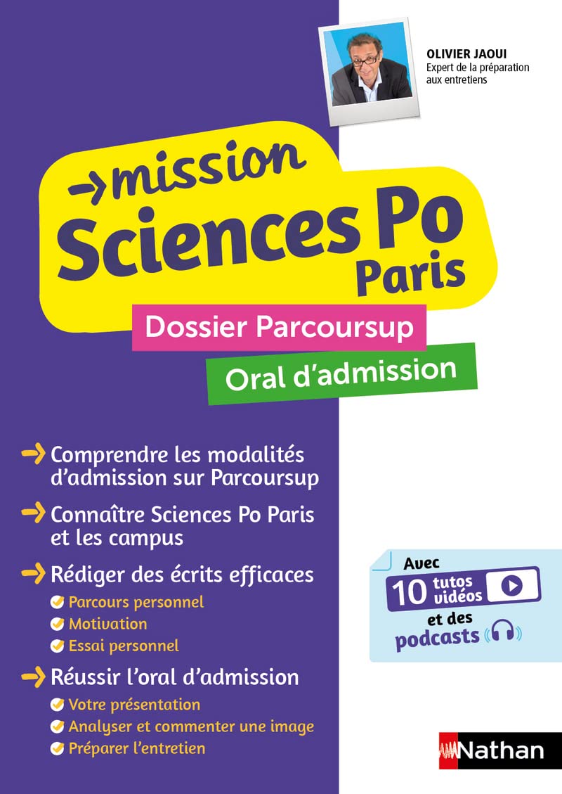 Mission Sciences Po Paris - Terminale - Dossier Parcoursup + Oral d'admission 9782091573069