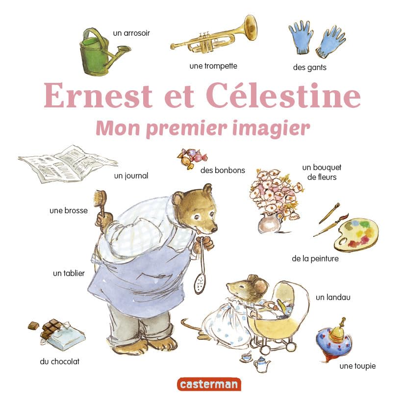 Ernest et Célestine - Mon premier imagier: Imagier tout carton 9782203222243