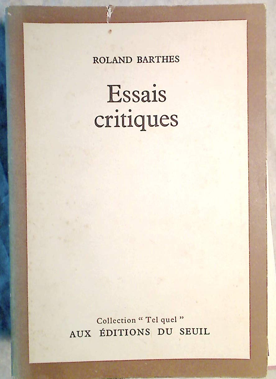 Essais critiques 9782020019231