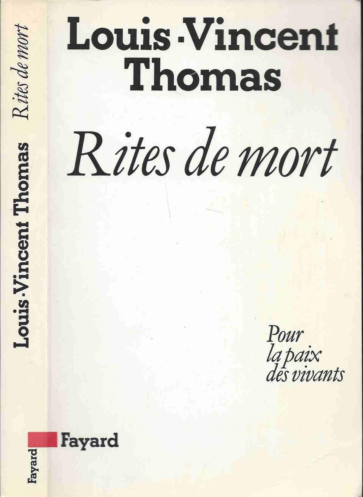 Rites de mort: Pour la paix des vivants 9782213016481