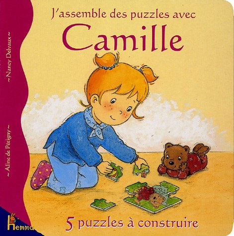 J'assemble des puzzles avec Camille - 5 puzzles à construire 9782800688381