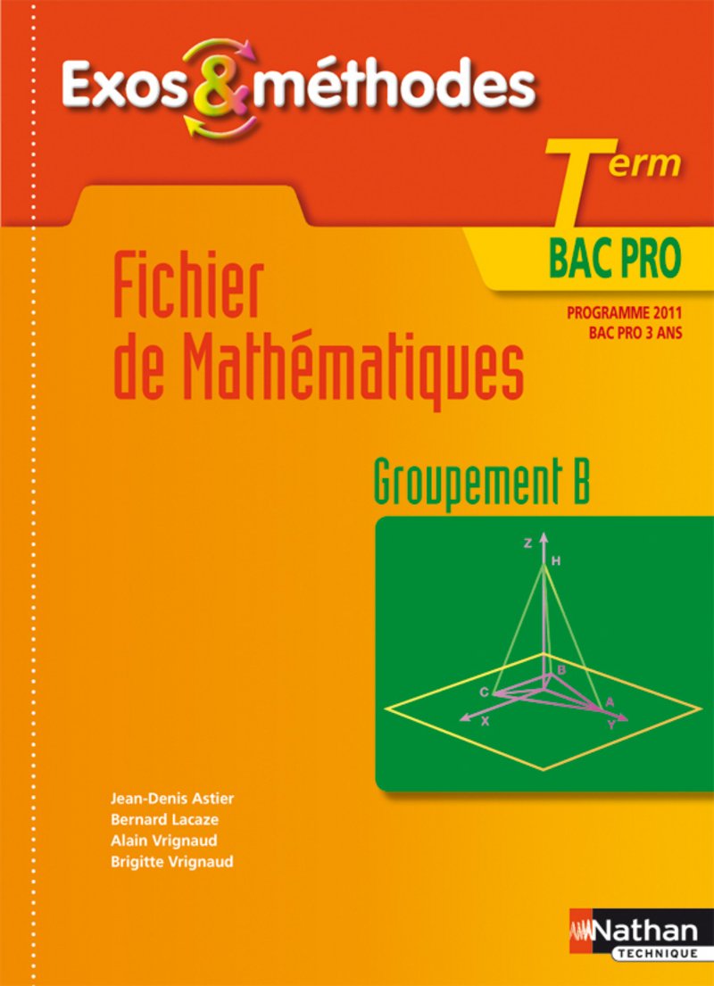 Fichier de mathématiques - Term Bac Pro 9782091615752