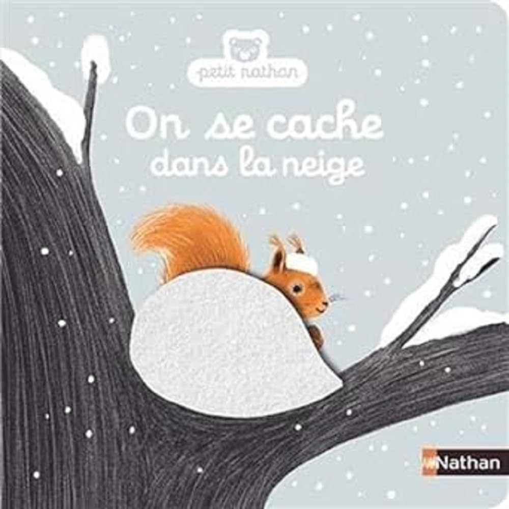 On se cache dans la neige - Livre d'éveil à toucher - dès 6 mois 9782092492338