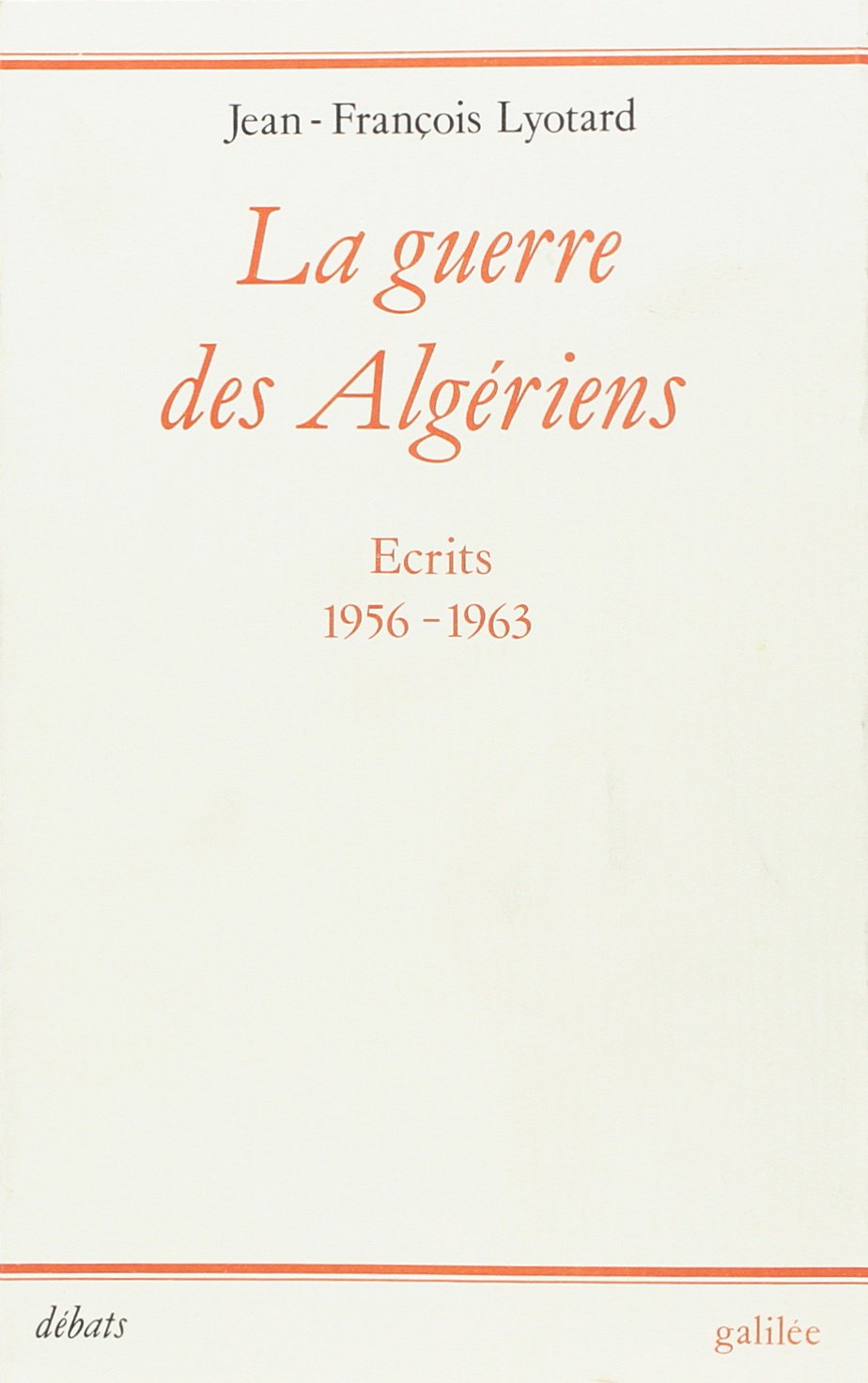 La guerre des algériens (0000) 9782718603537