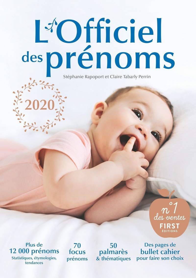 L'officiel des prénoms 2020 - plus de 12 000 prénoms, numéro 1 des ventes 9782412048306
