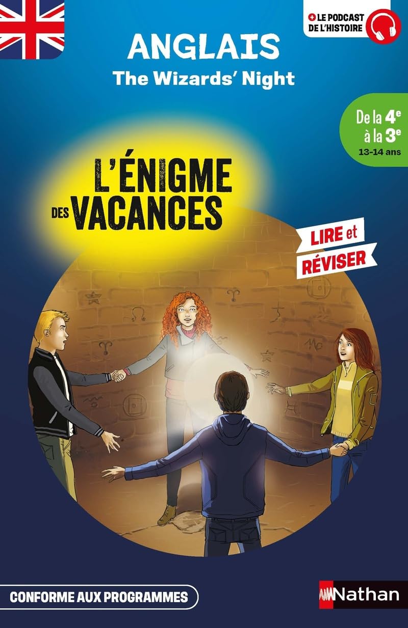 Anglais - L'énigme des vacances de la 4e à la 3e The Wizards' Night - Cahier de vacances 9782095034795