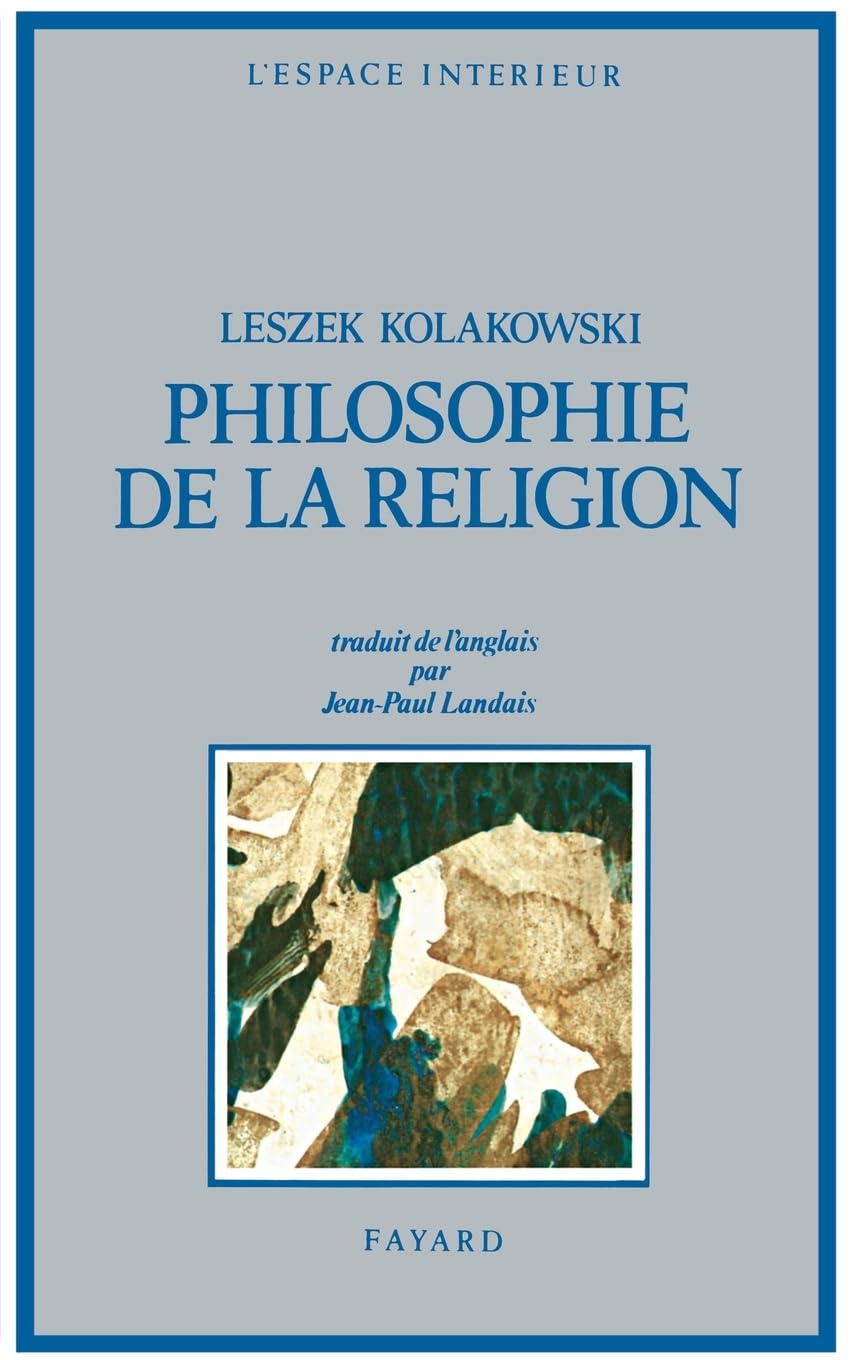Philosophie de la religion 9782213013985