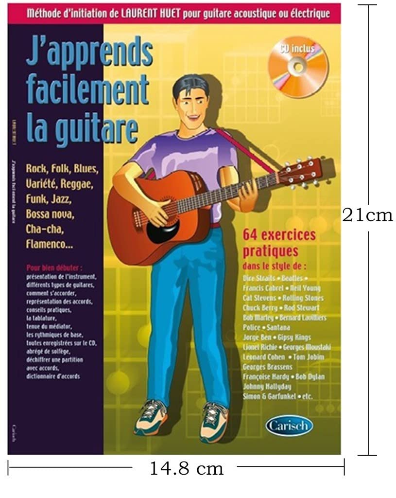 J apprends facilement la guitare Format Poche + CD 9781785582455