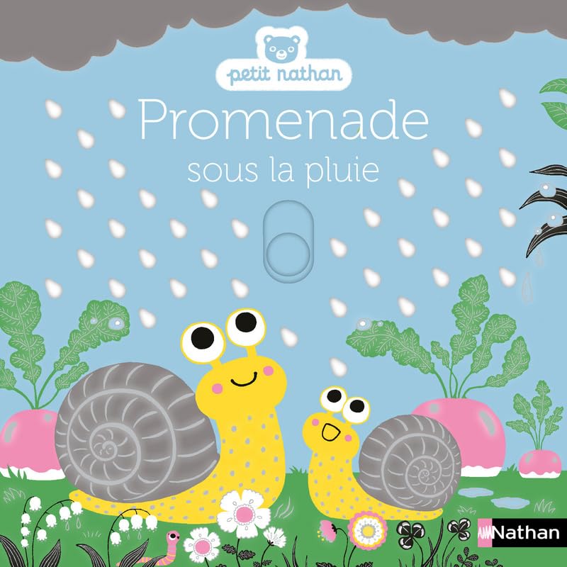 Promenade sous la pluie - livre d'éveil animé, pour les bébés dès 6 mois 9782092592731