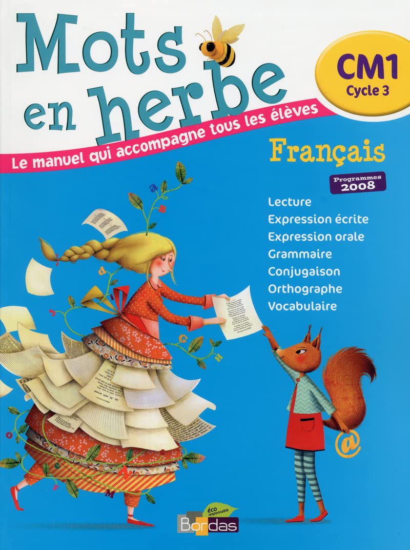 Mots en herbe CM1 • Manuel de l'élève 9782047330333