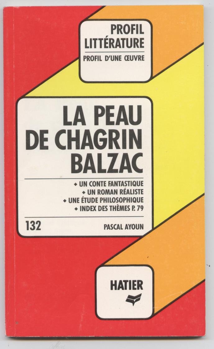 LA PEAU DE CHAGRIN 9782218026010