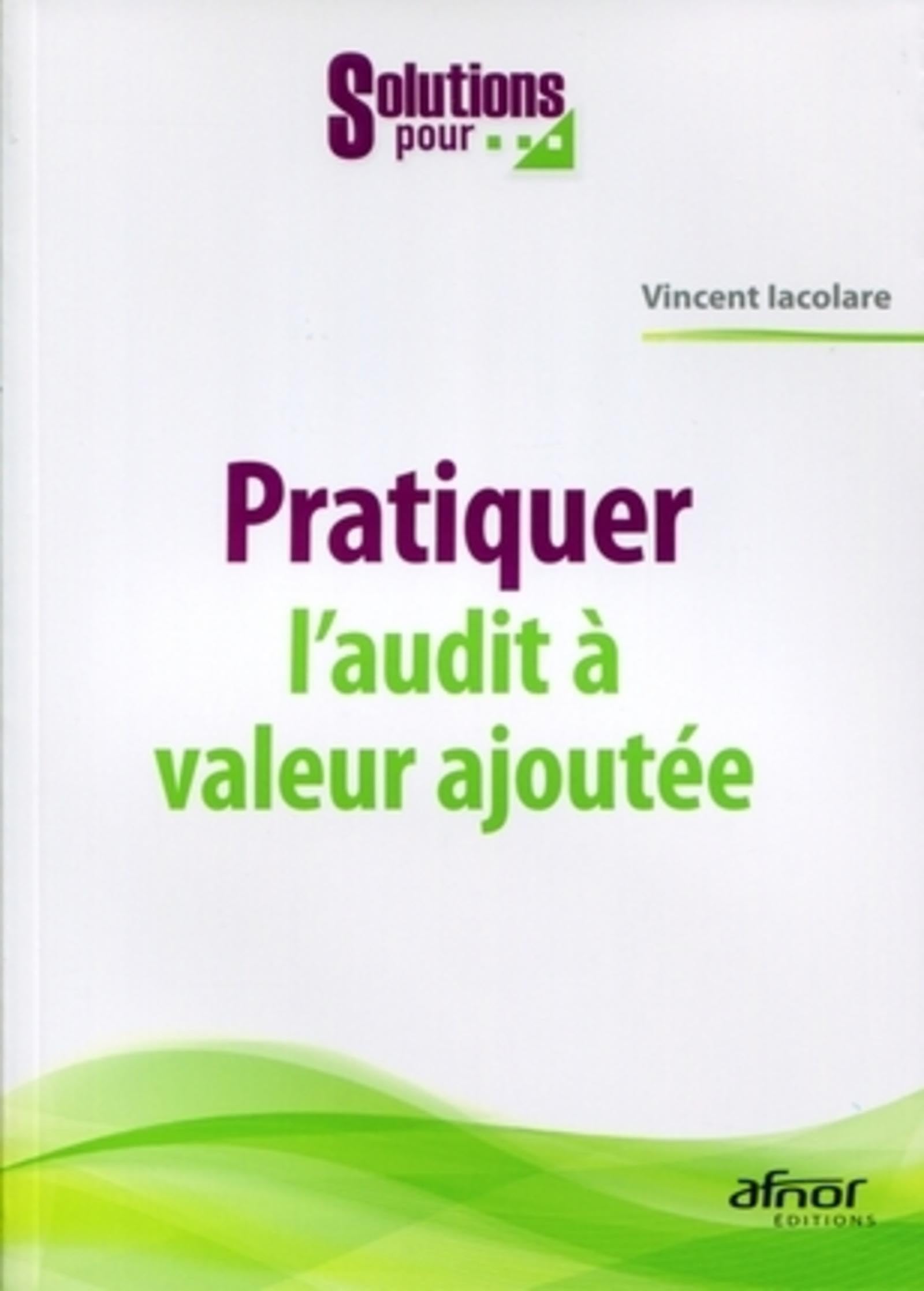 Pratiquer l'audit à valeur ajoutée 9782124652297