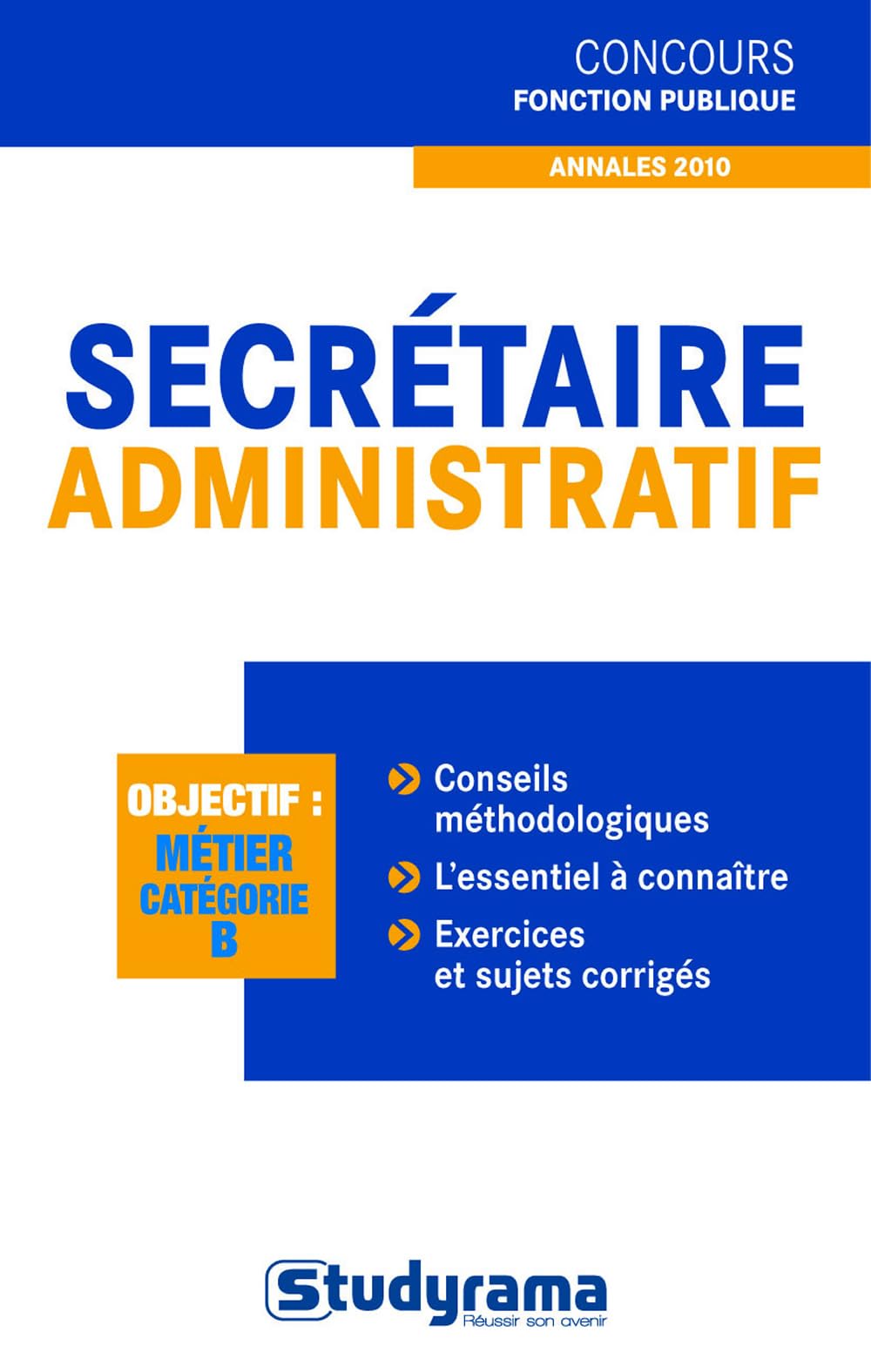 Secrétaire administratif 9782759012879
