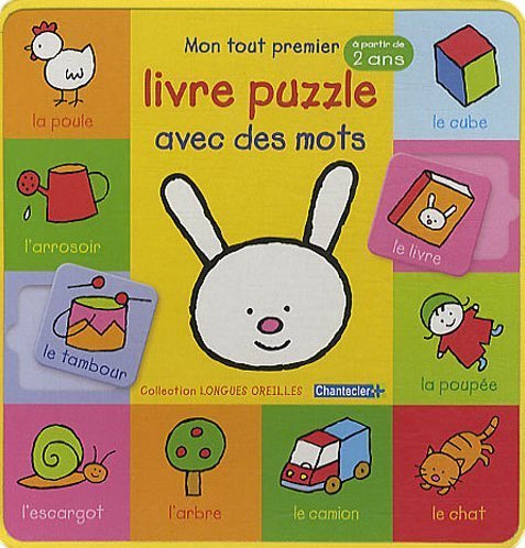 Mon tout premier livre puzzle avec des mots 9782803452378