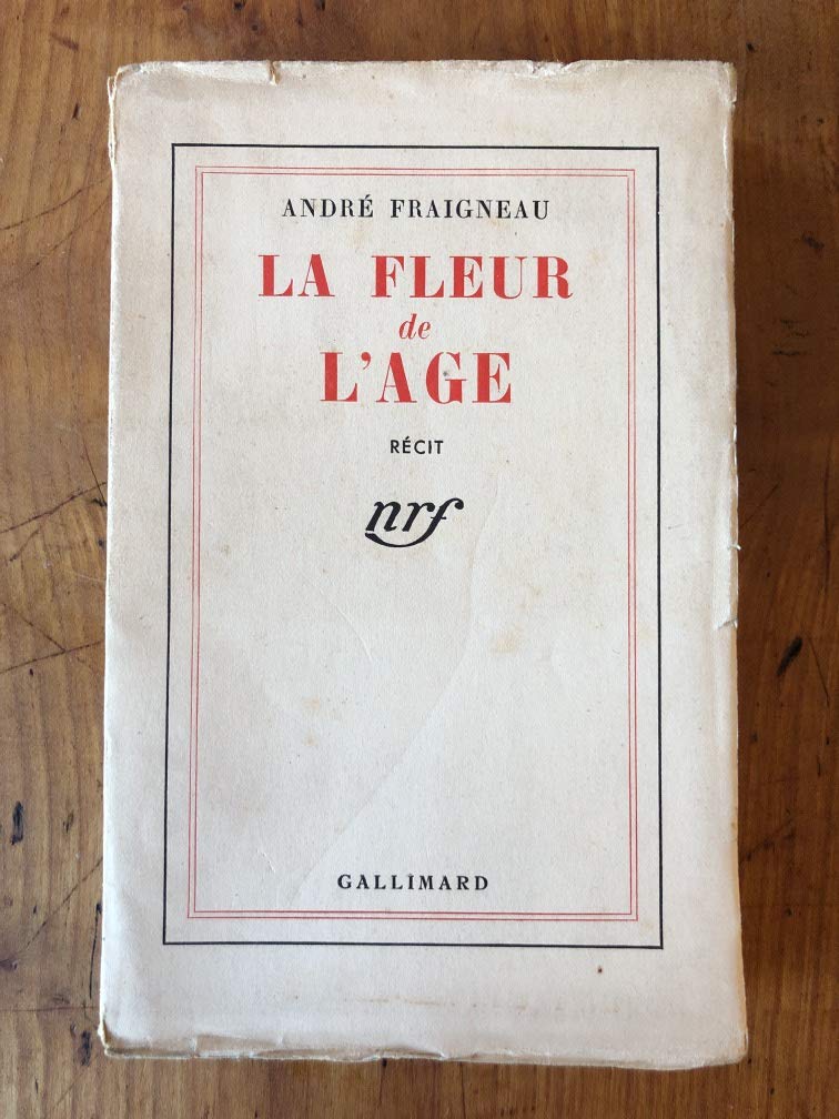 La fleur de l'age 9782070224951