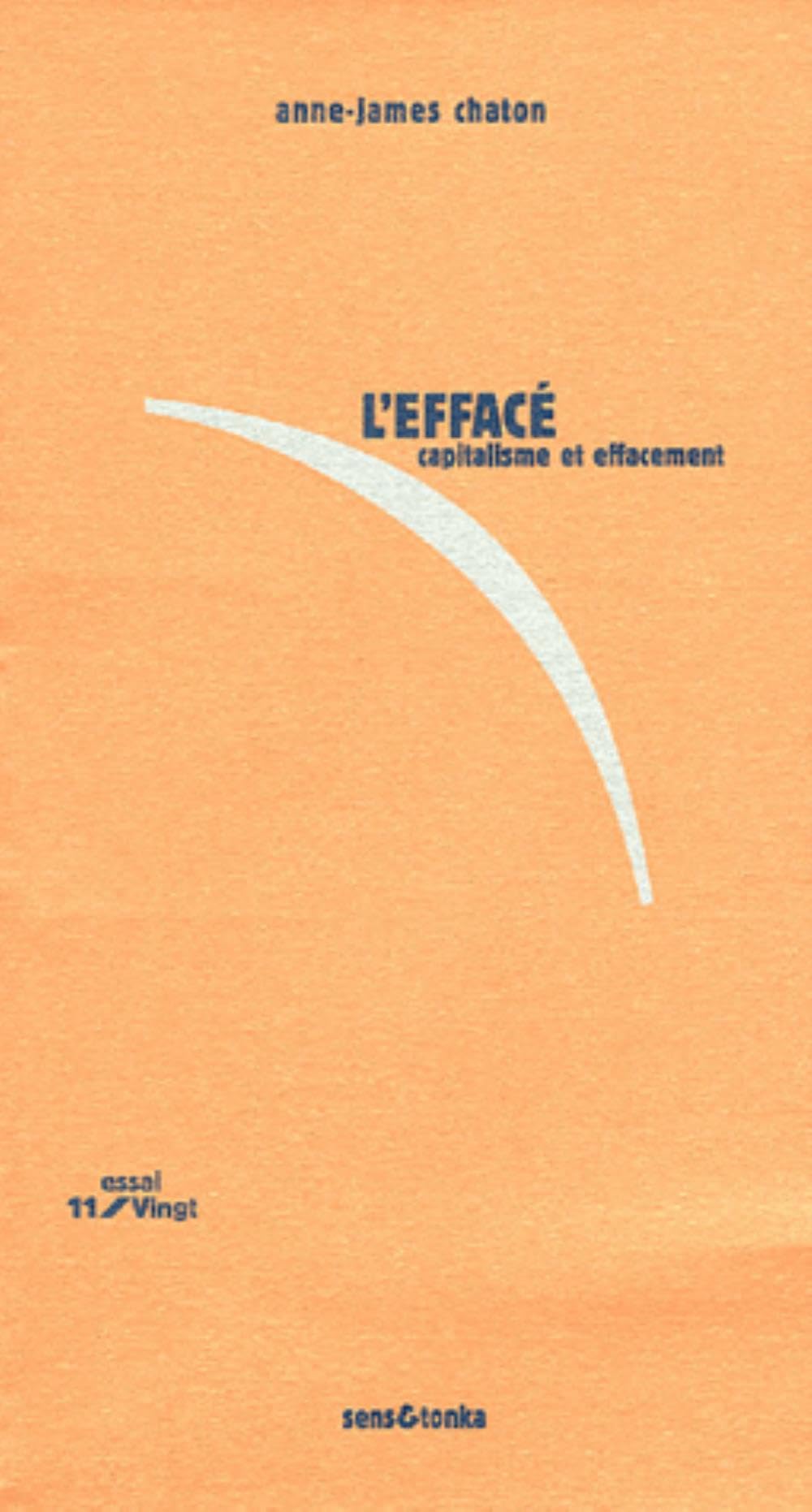 L'effacé : Capitalisme et effacement dans les Manuscrits de 44 de Karl Marx 9782845341081