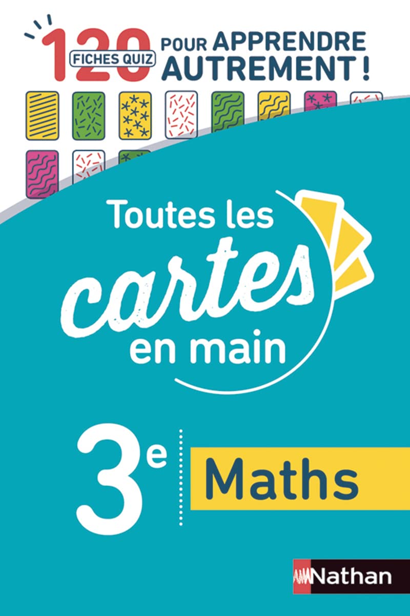 Maths 3e - Toutes les cartes en main - Fiches quiz Brevet - Brevet 2026 9782091573830
