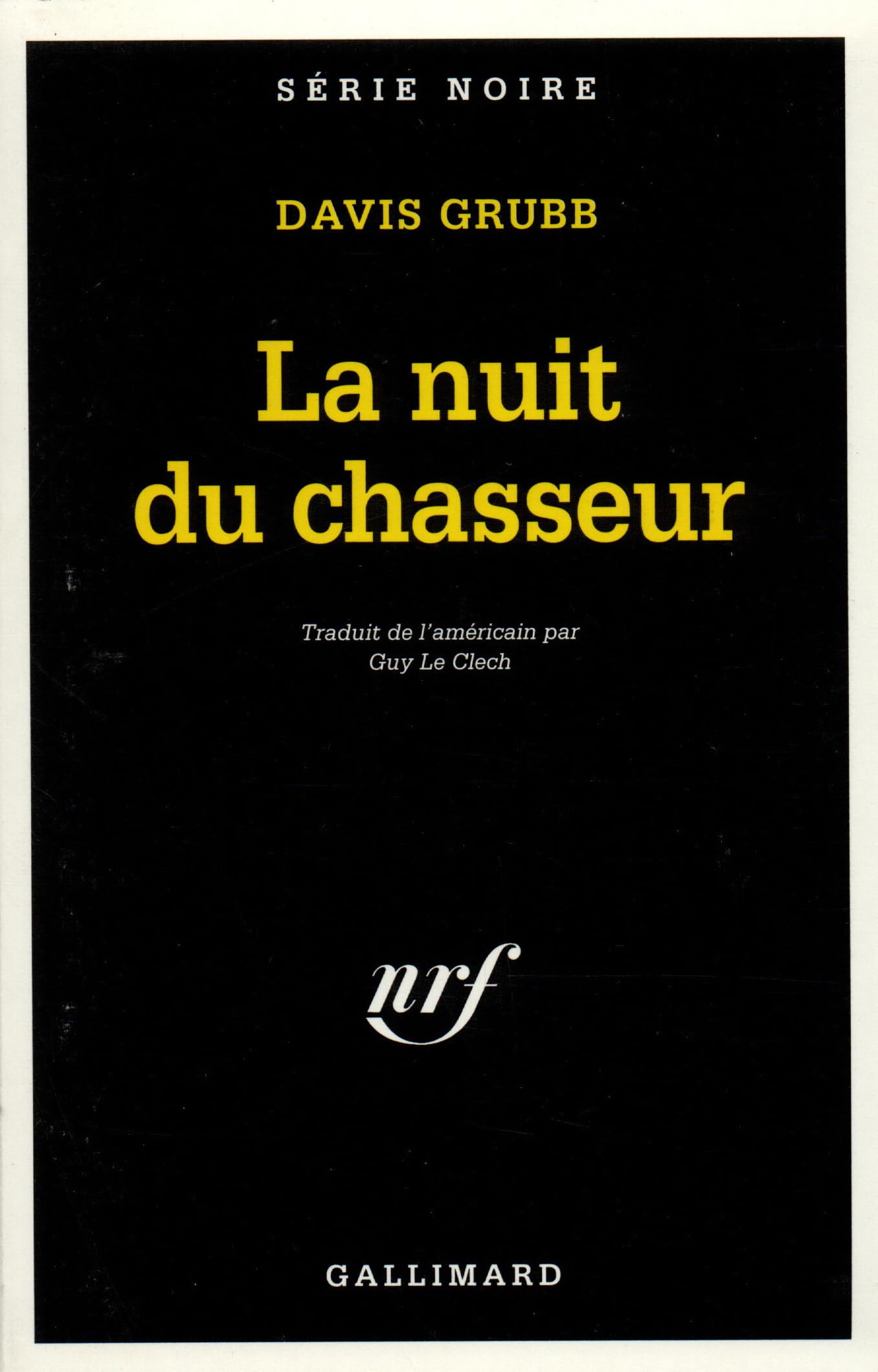 La nuit du chasseur 9782070497386
